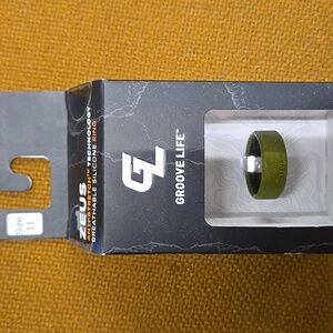 Groove Life Zeus Men's Silicone Ring - Green